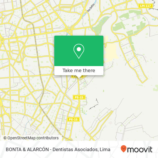 BONTA & ALARCÓN - Dentistas Asociados map