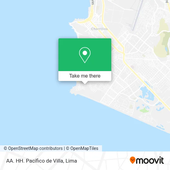 AA. HH. Pacífico de Villa map