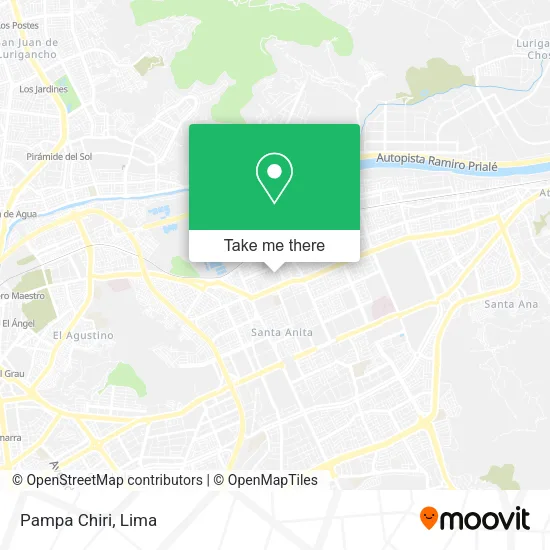 Mapa de Pampa Chiri