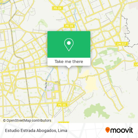 Estudio Estrada Abogados map