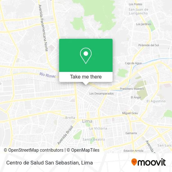 Centro de Salud San Sebastian map
