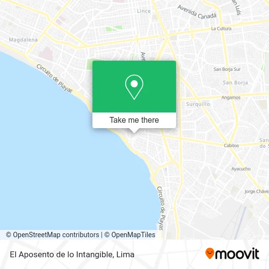El Aposento de lo Intangible map