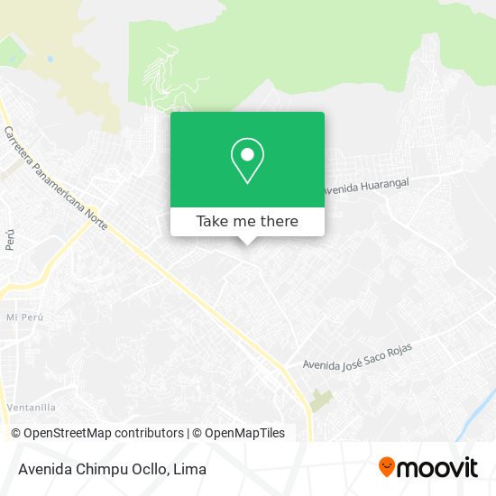 Avenida Chimpu Ocllo map