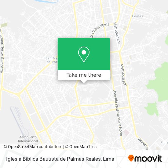 Iglesia Bíblica Bautista de Palmas Reales map