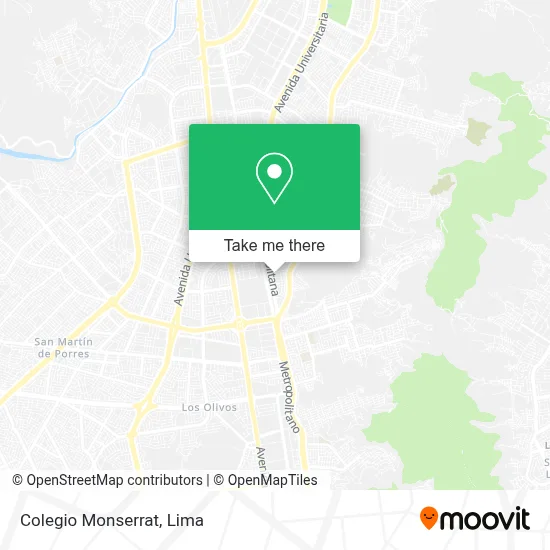Colegio Monserrat map