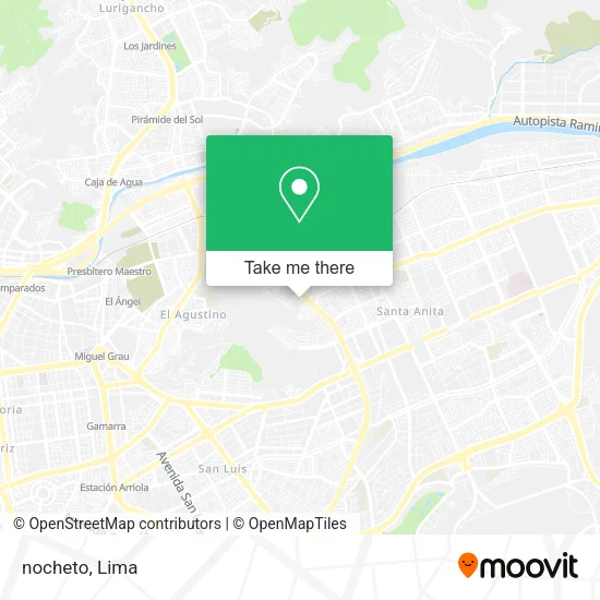Mapa de nocheto