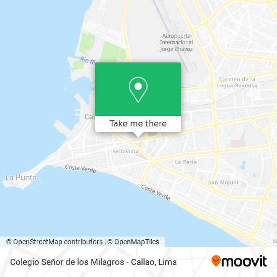 Colegio Señor de los Milagros - Callao map