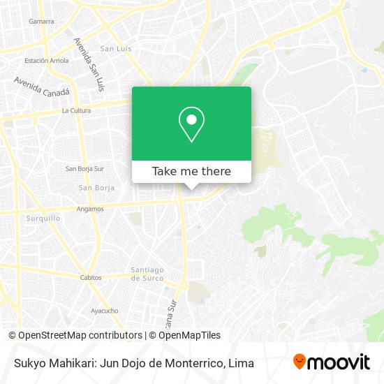 Sukyo Mahikari: Jun Dojo de Monterrico map