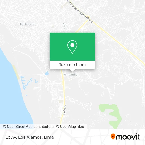Ex Av. Los Alamos map