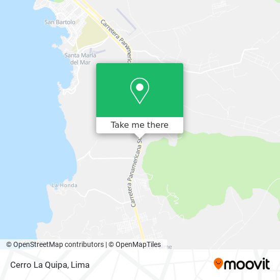 Mapa de Cerro La Quipa