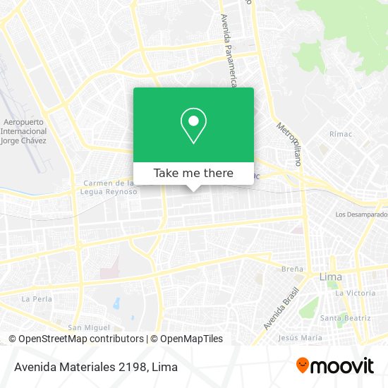 Avenida Materiales 2198 map
