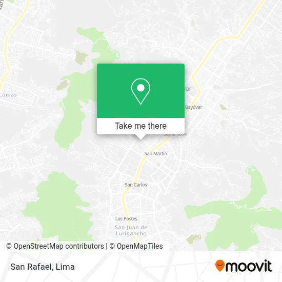 San Rafael map