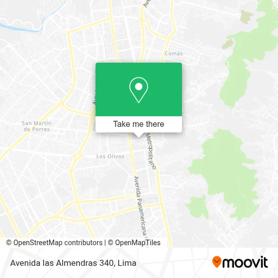 Avenida las Almendras 340 map