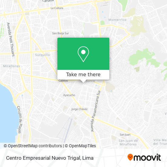 Centro Empresarial Nuevo Trigal map