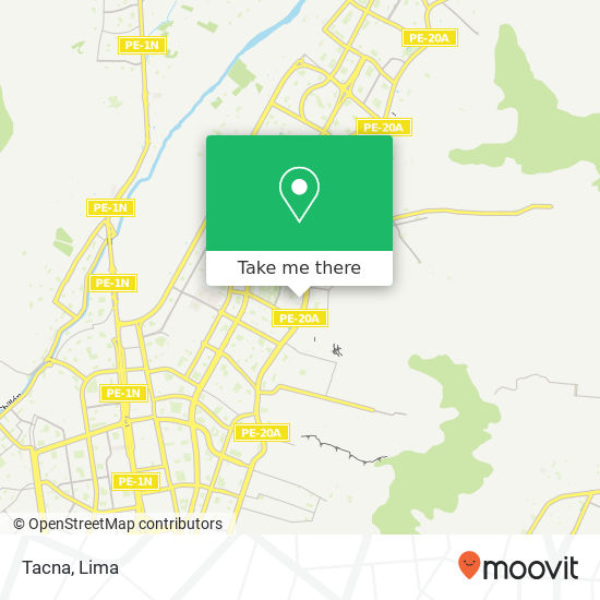 Tacna map