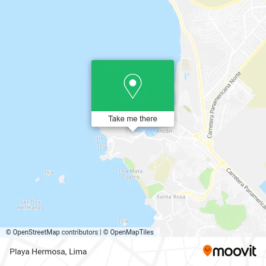 Playa Hermosa map