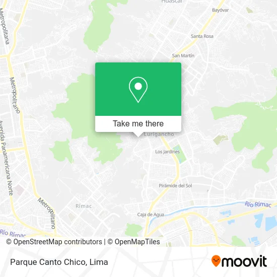 Parque Canto Chico map