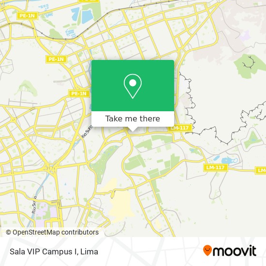 Sala VIP Campus I map