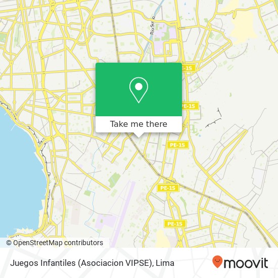 Juegos Infantiles (Asociacion VIPSE) map