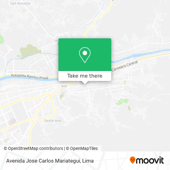 Avenida Jose Carlos Mariategui map