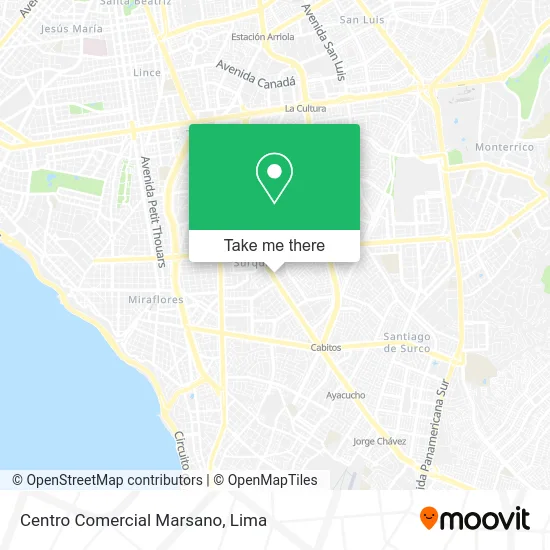 Centro Comercial Marsano map