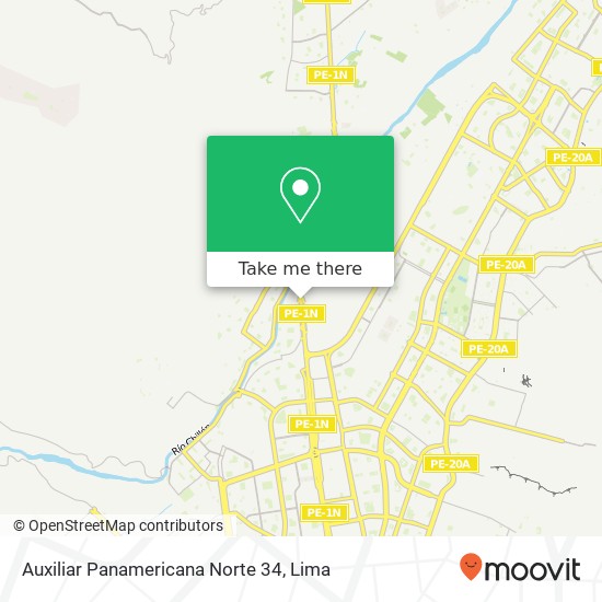 Auxiliar Panamericana Norte 34 map