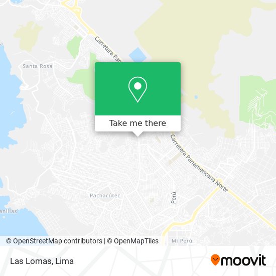 Las Lomas map