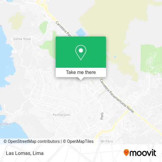 Las Lomas map