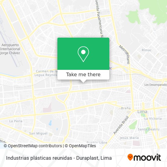 Industrias plásticas reunidas - Duraplast map