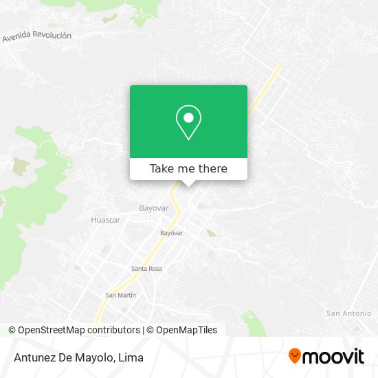 Antunez De Mayolo map