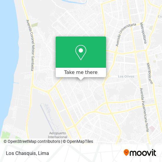 Los Chasquis map