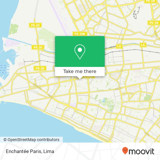 Enchantée Paris map