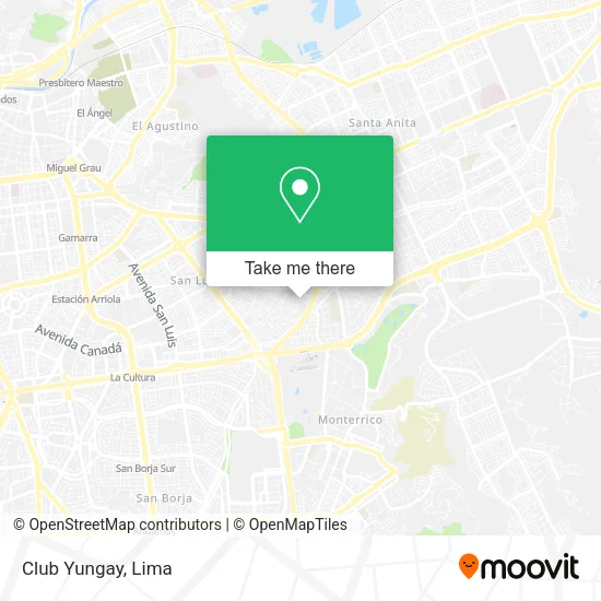 Mapa de Club Yungay