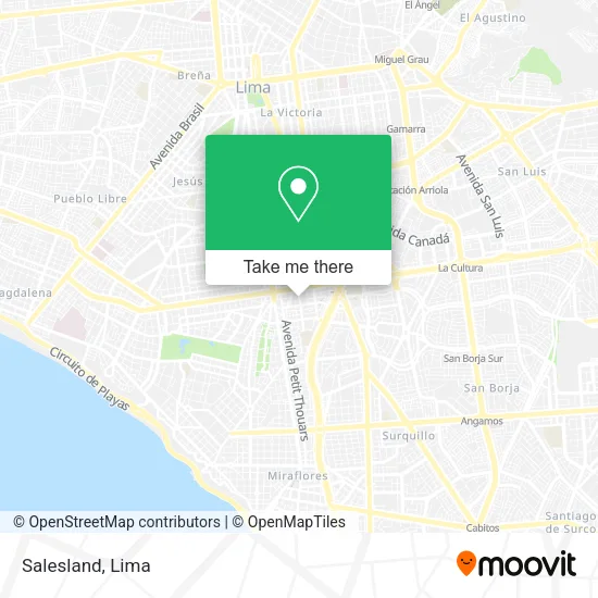 Mapa de Salesland