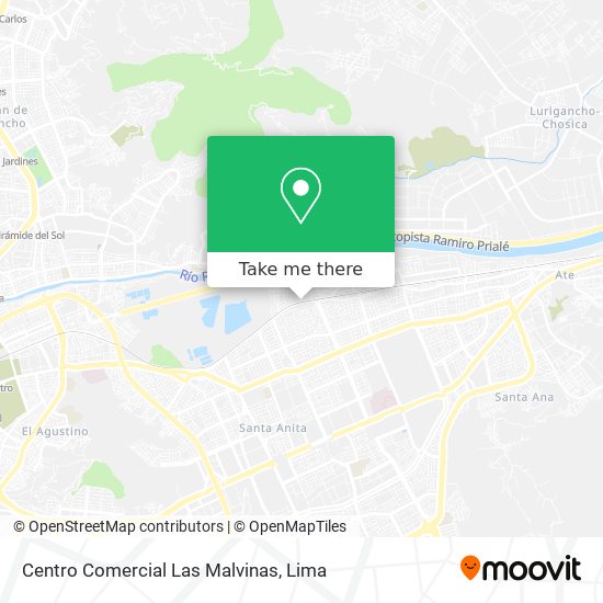 Centro Comercial Las Malvinas map