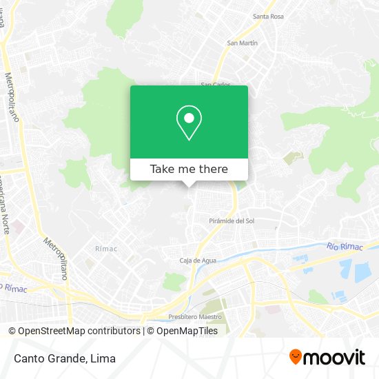 Canto Grande map