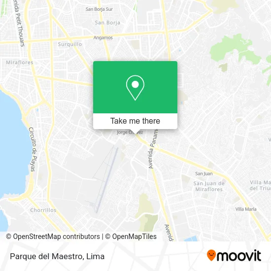Parque del Maestro map