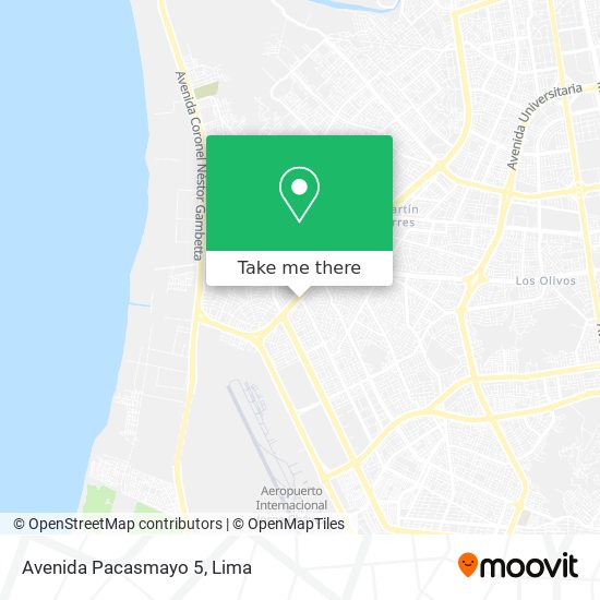 Avenida Pacasmayo 5 map