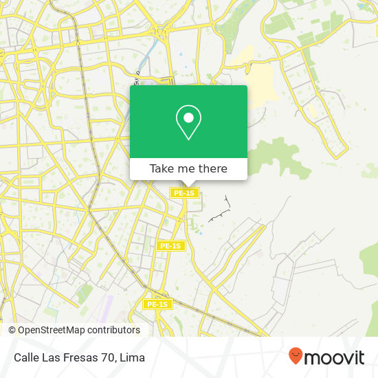 Calle Las Fresas 70 map