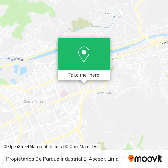 Mapa de Propietarios De Parque Industrial El Asesor