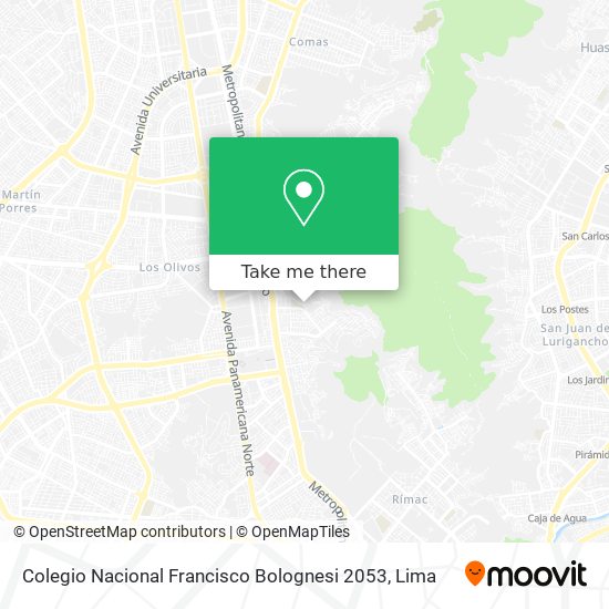 Colegio Nacional Francisco Bolognesi 2053 map