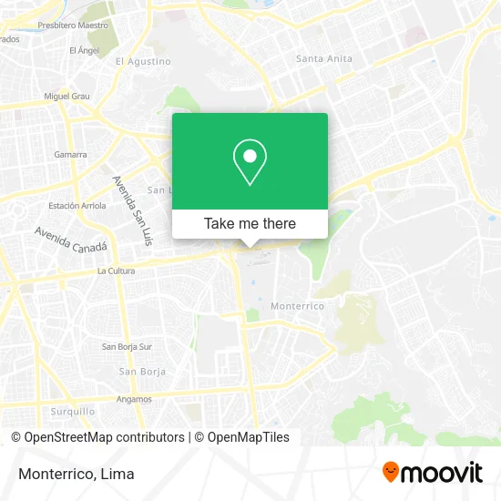 Mapa de Monterrico
