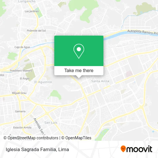 Mapa de Iglesia Sagrada Familia