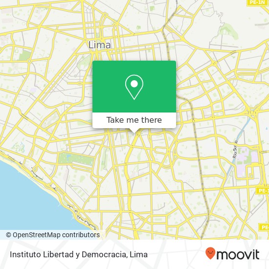 Instituto Libertad y Democracia map
