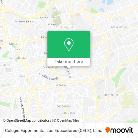 Colegio Experimental Los Educadores (CELE) map