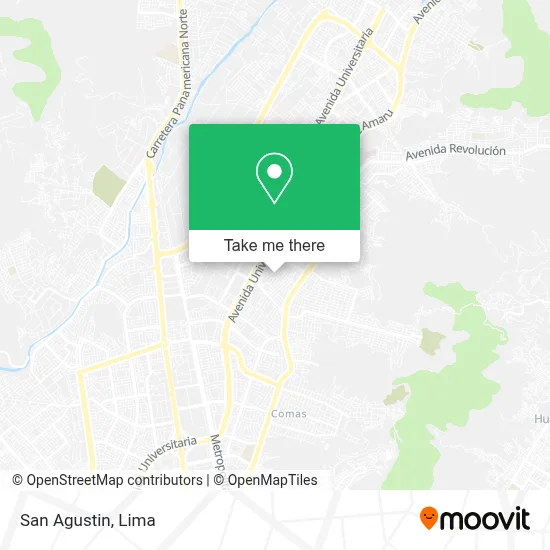 San Agustin map