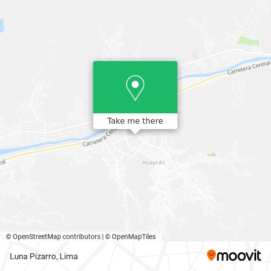Luna Pizarro map