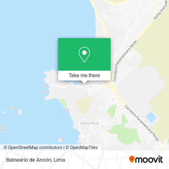 Mapa de Balneario de Ancón