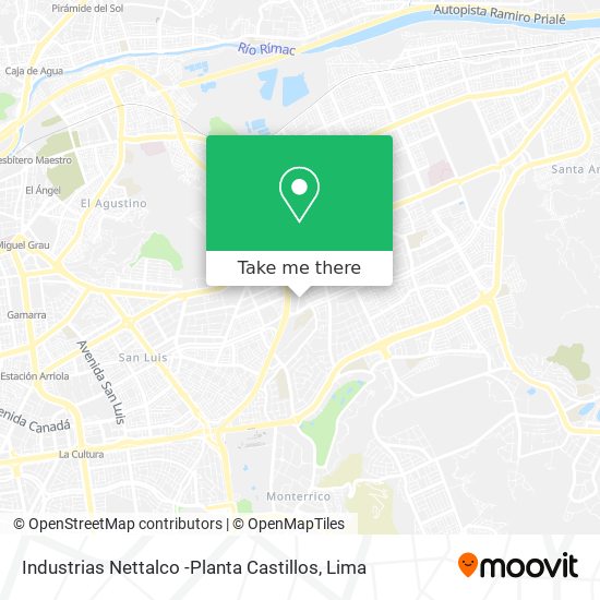 Industrias Nettalco -Planta Castillos map