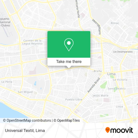 Universal Textil map